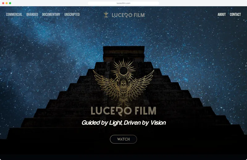 Lucero Film website