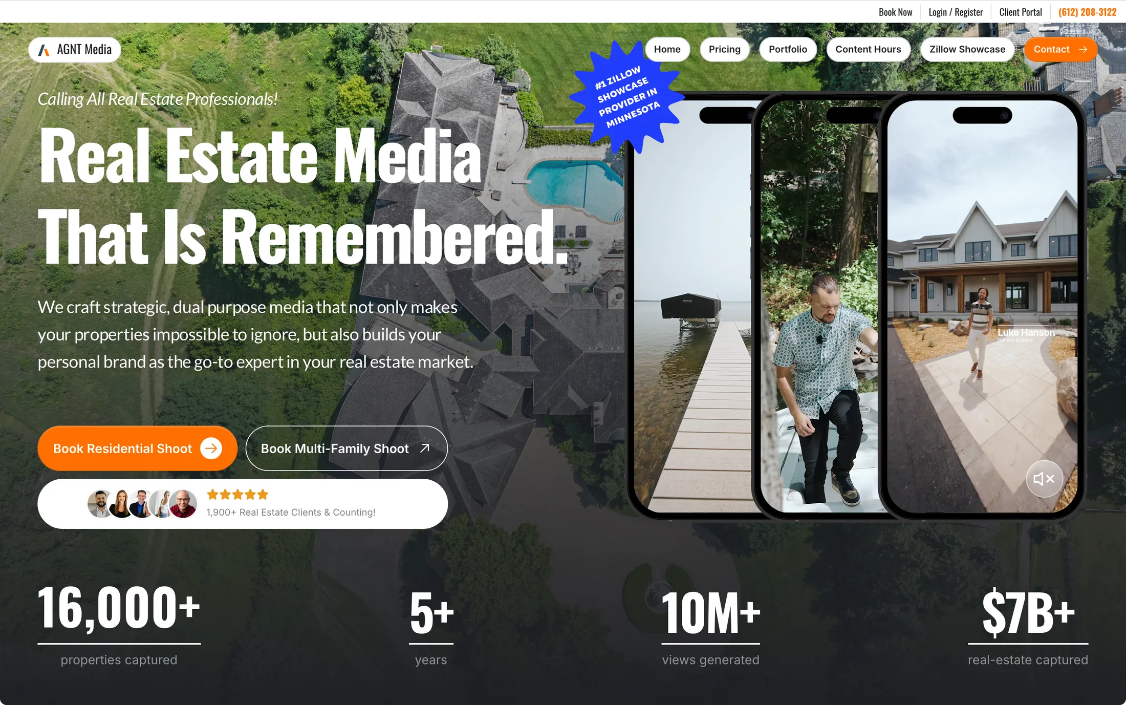 The AGNT Media website