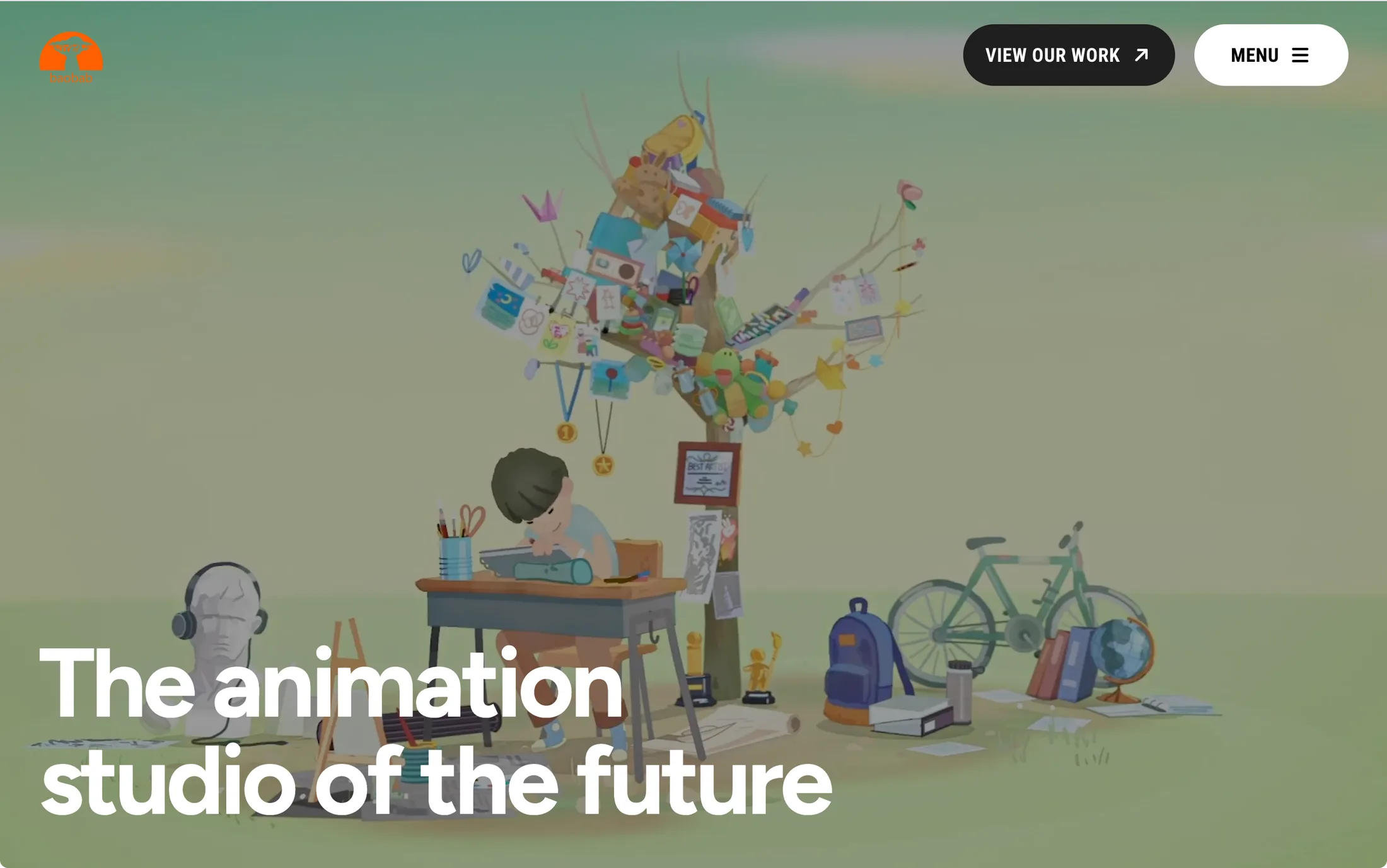The Baobab Studios website