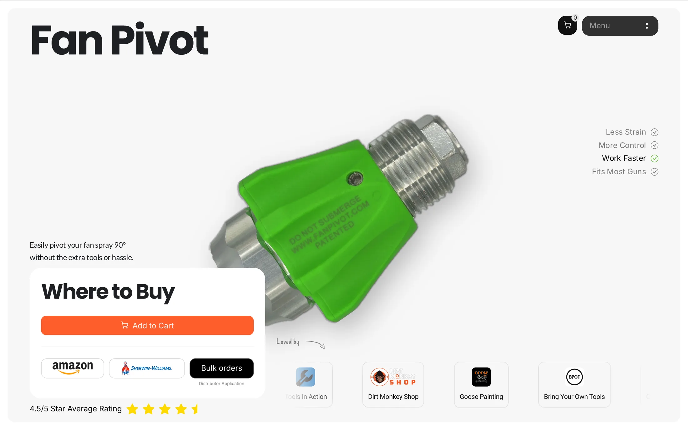 The Fan Pivot website