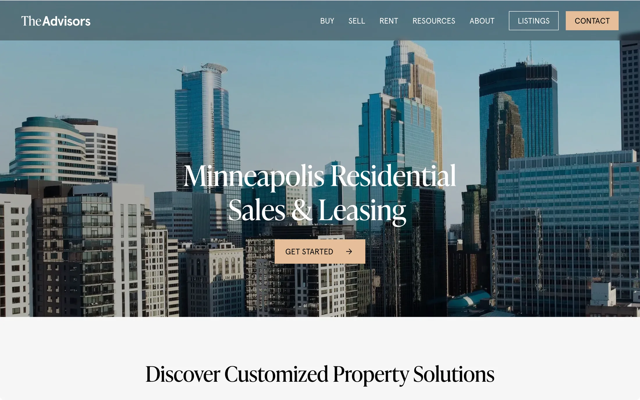 The The Advisors website